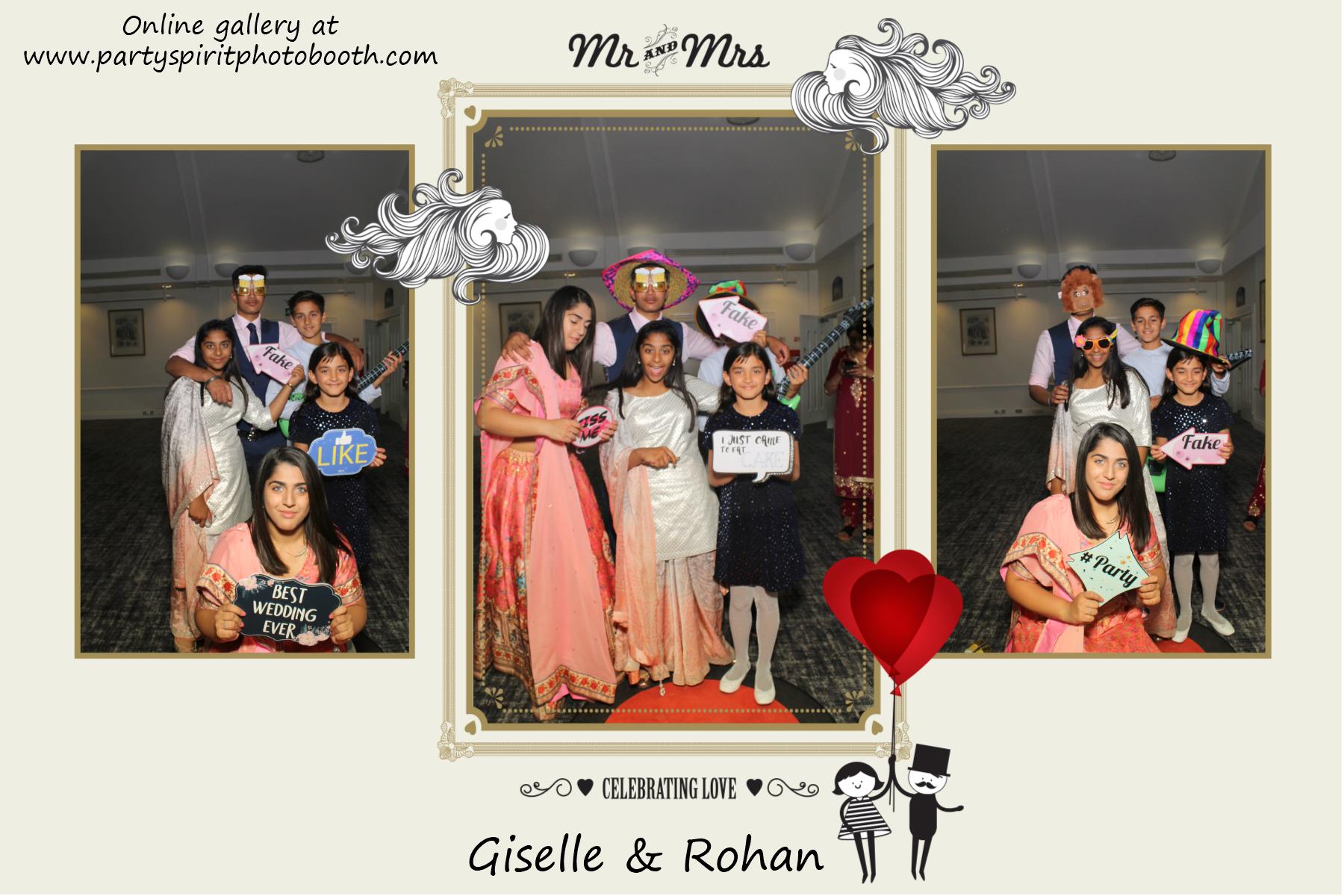 Giselle and Rohan's Wedding | View more photos from the event at gallery.partyspiritphotobooth.com/u/PartySpiritPhotoBooth/Giselle-and-Rohans-Wedding